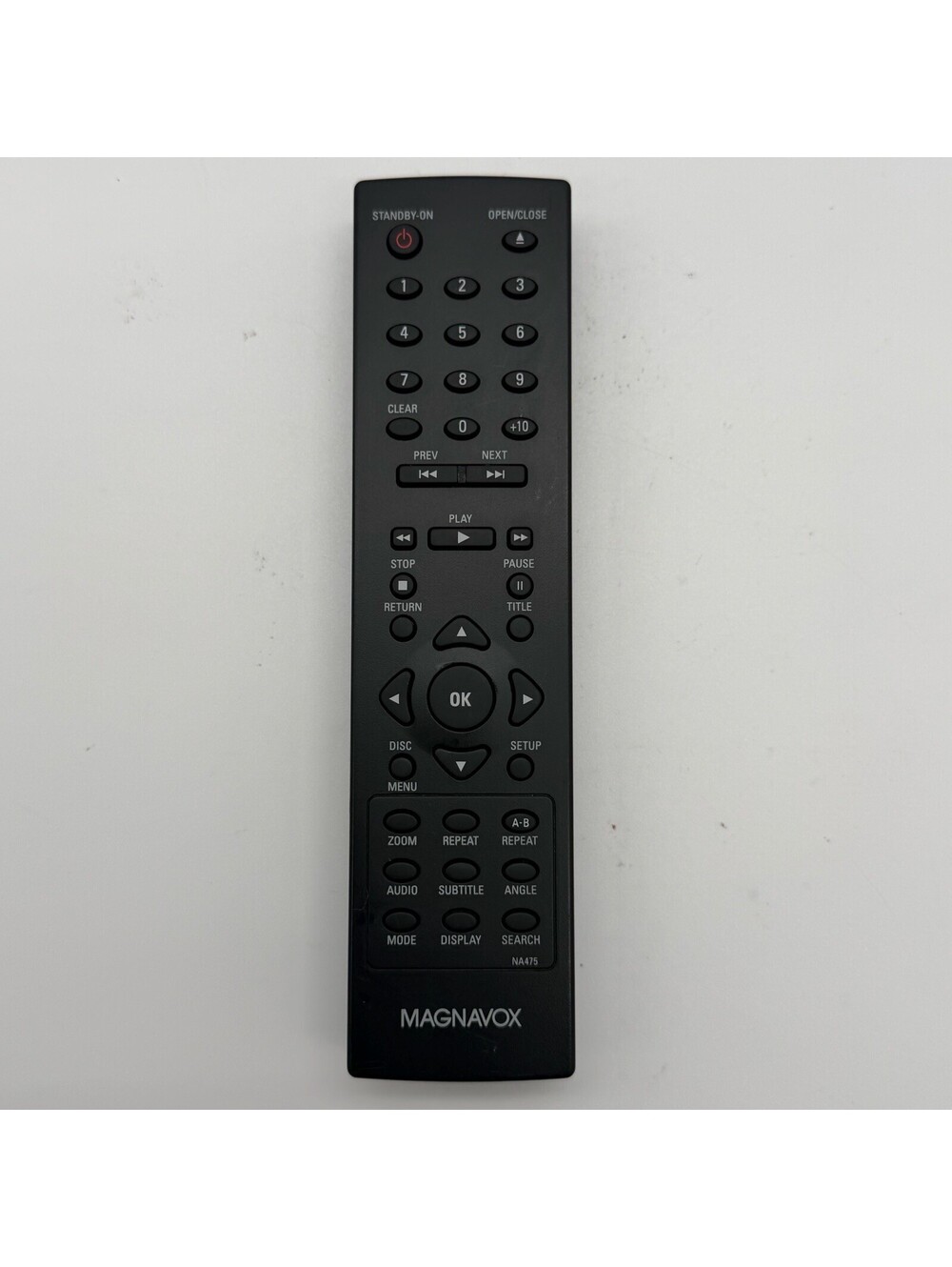 Magnavox NA475 DVD VCR Combo Remote Control OEM Genuine Black